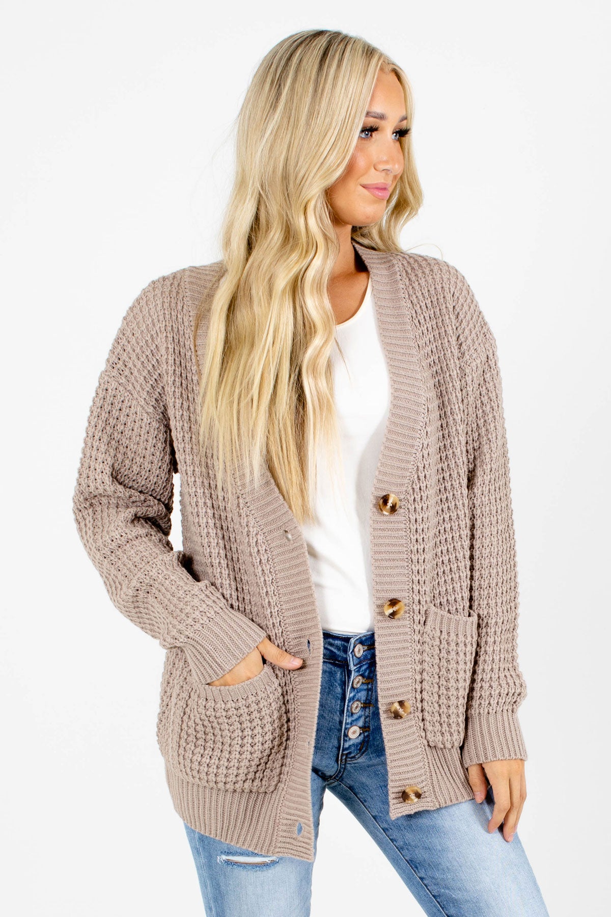 Beat the Odds Knit Cardigan | Boutique Cardigans for Women - Bella Ella ...