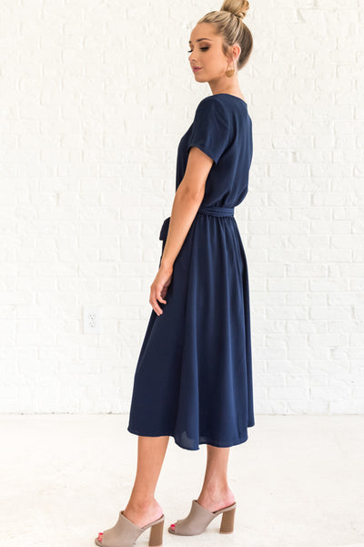 navy fall dress