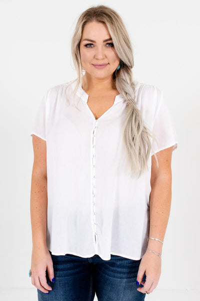 casual white tops for ladies