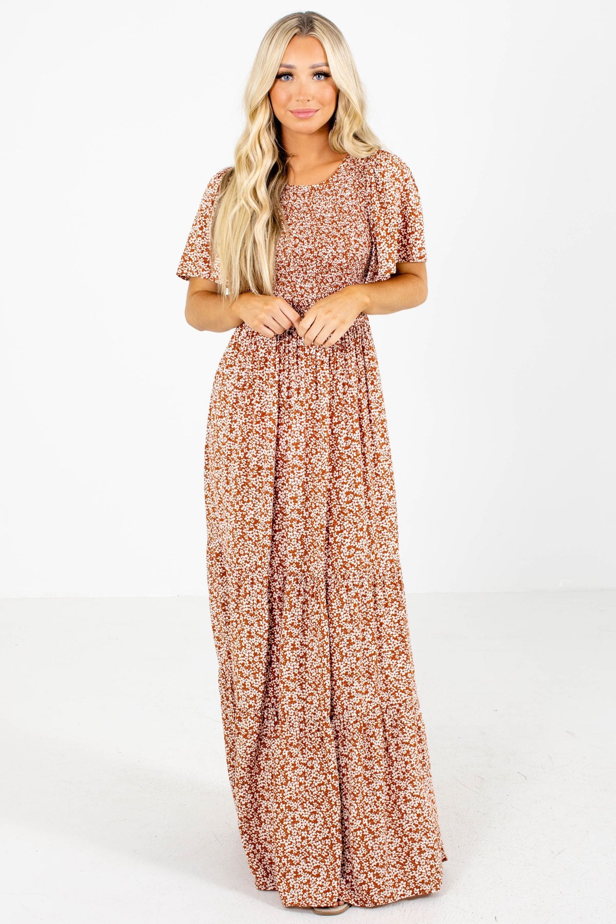 Floral Maxi Dress Boutique on Sale, 57 ...