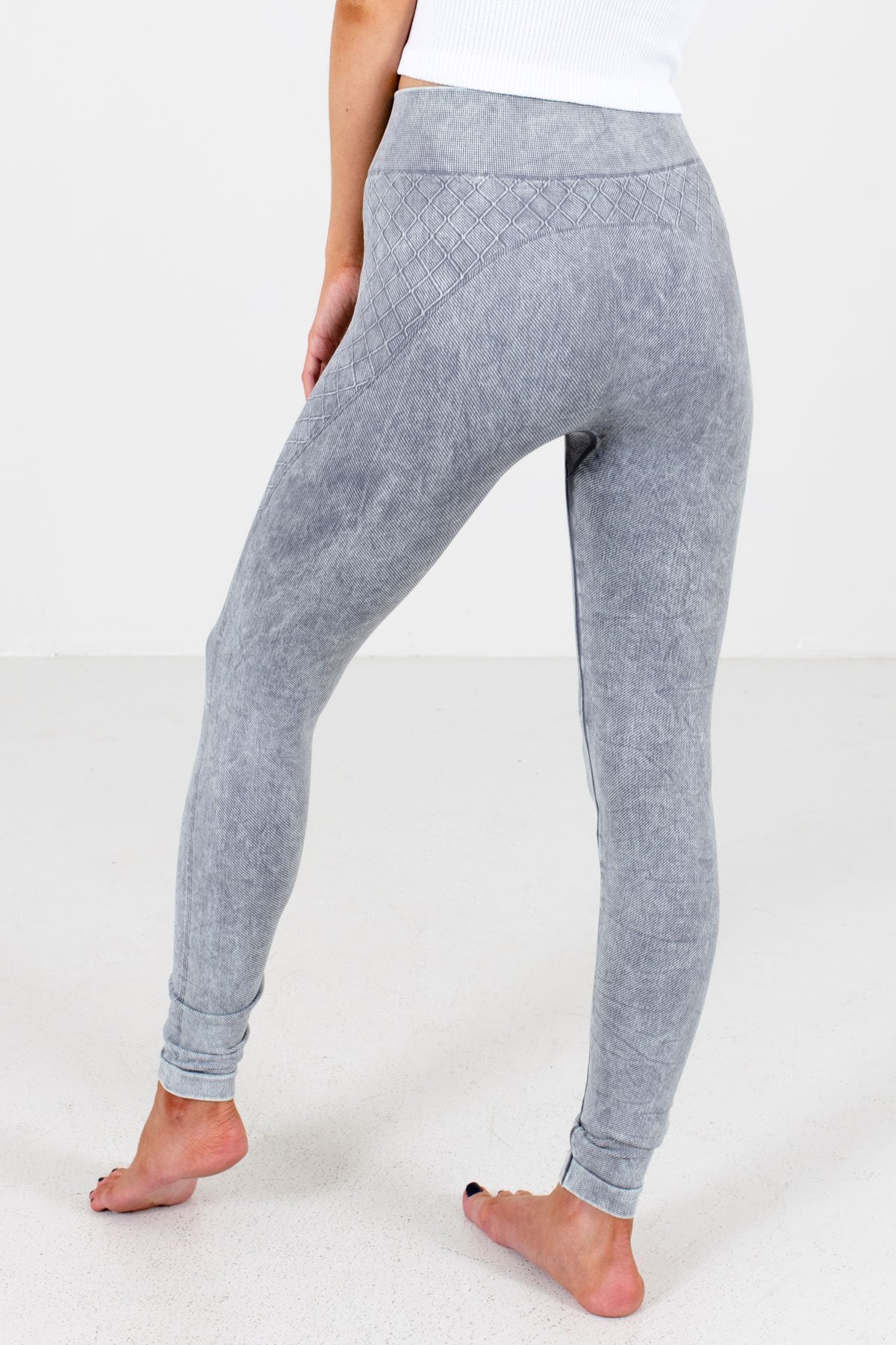 Premium Charcoal Gray Active High Waisted Leggings | Boutique