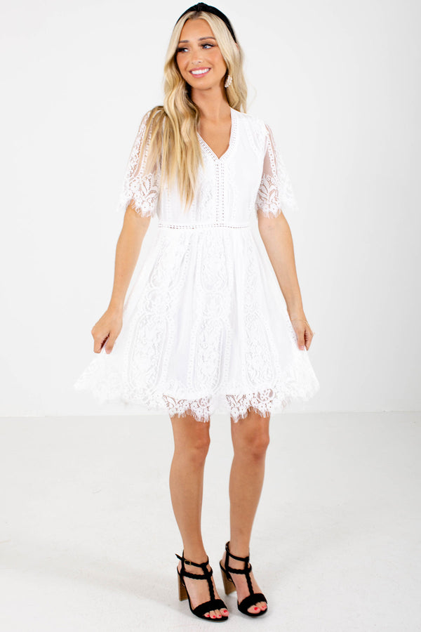 Romantic Revival Mini Dress | Boutique Mini Dresses for Women - Bella ...