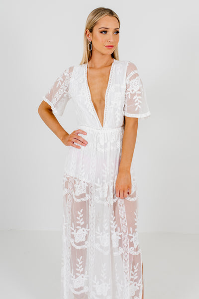 white maxi rompers