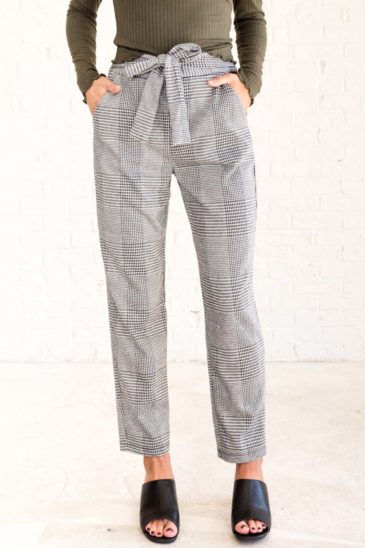 business casual plaid pants