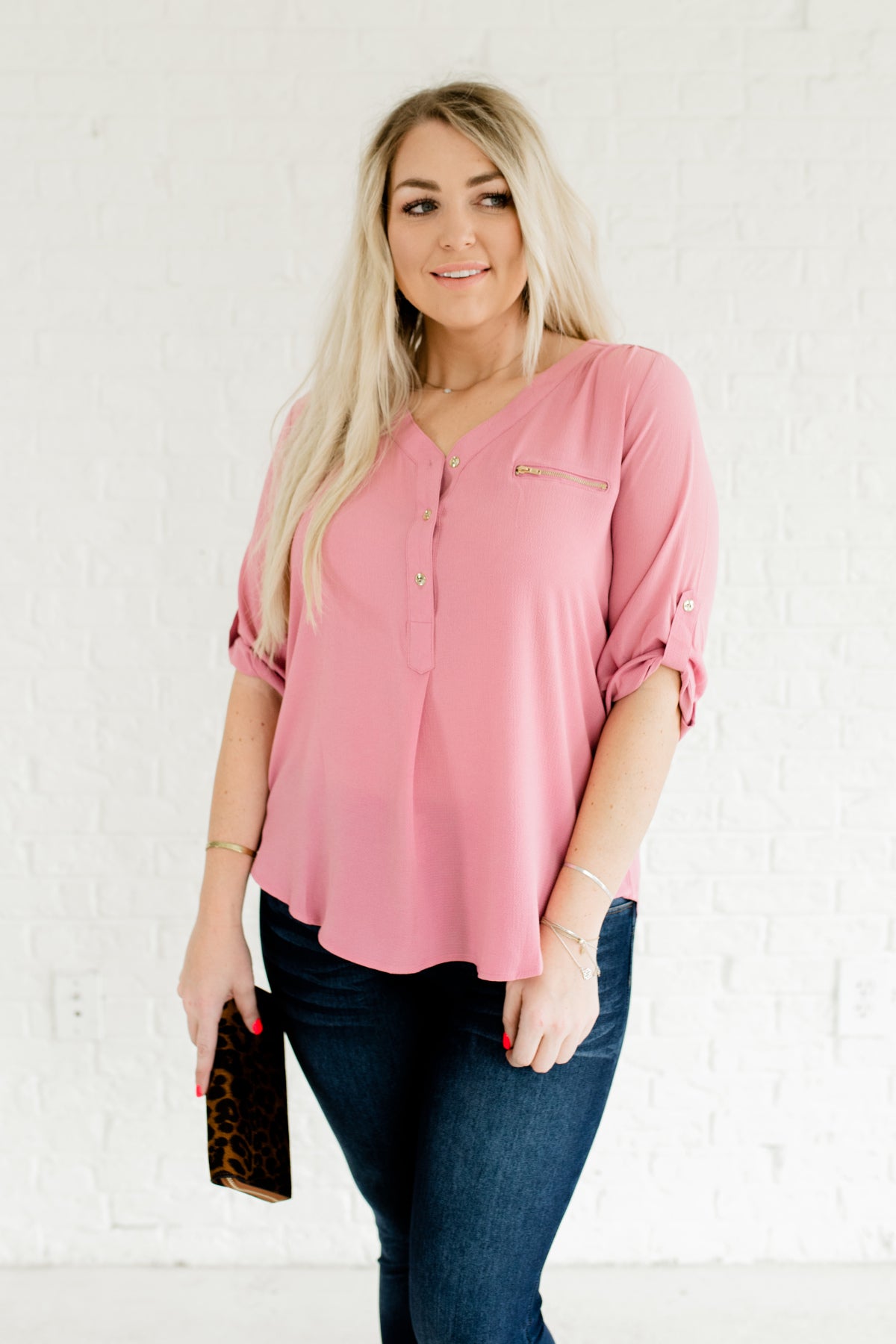 Girl Boss Goals Lilac Blouse | Plus Size Boutique