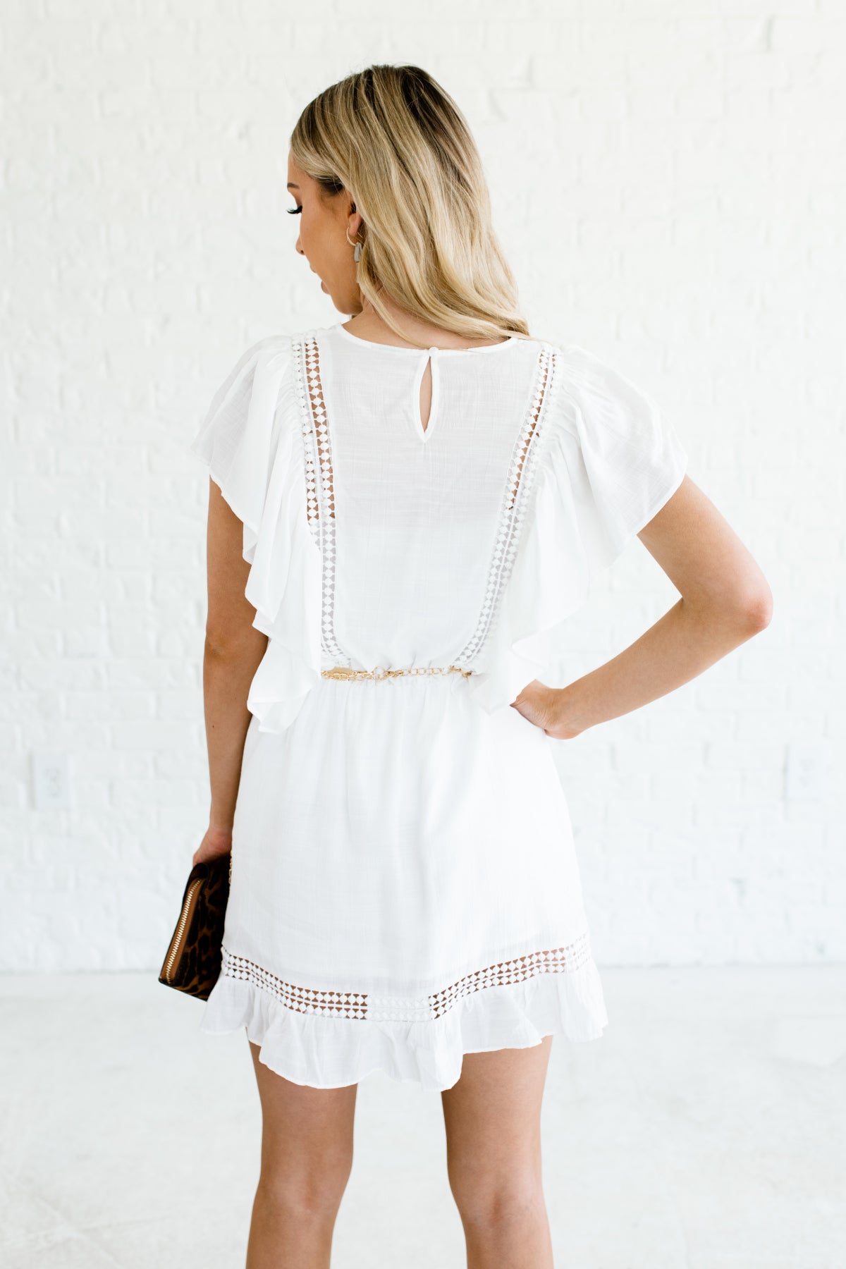 white spring dress