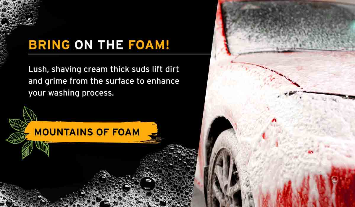 Foam use on car