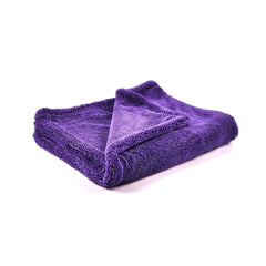 MAXSHINE Purple Duo Twisted Loop Drying Towel rolled folded
