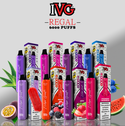 Ivg Regal Disposable 6000 flavours