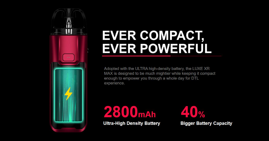 LUXE XR Max battery