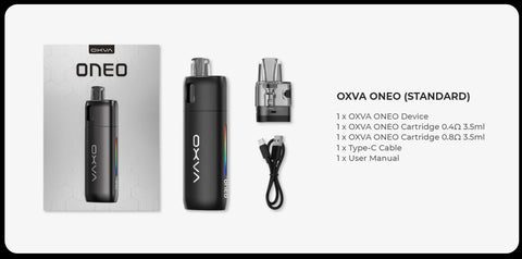 OXVA Oneo 40W Pod kit includes