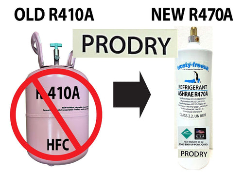 R470a (HFO) 28 oz., PRO-DRY Moisture Remover,  