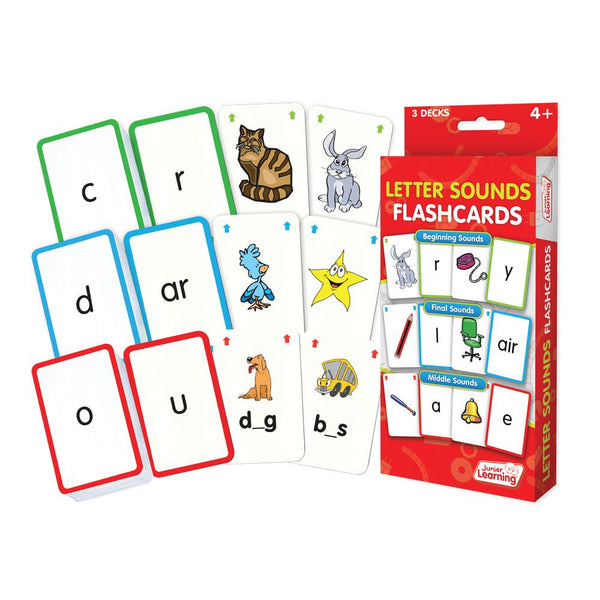 Decoding Flashcards: Decoding and Language Skills, Ages 5+, Grades K-1 –  Junior Learning USA