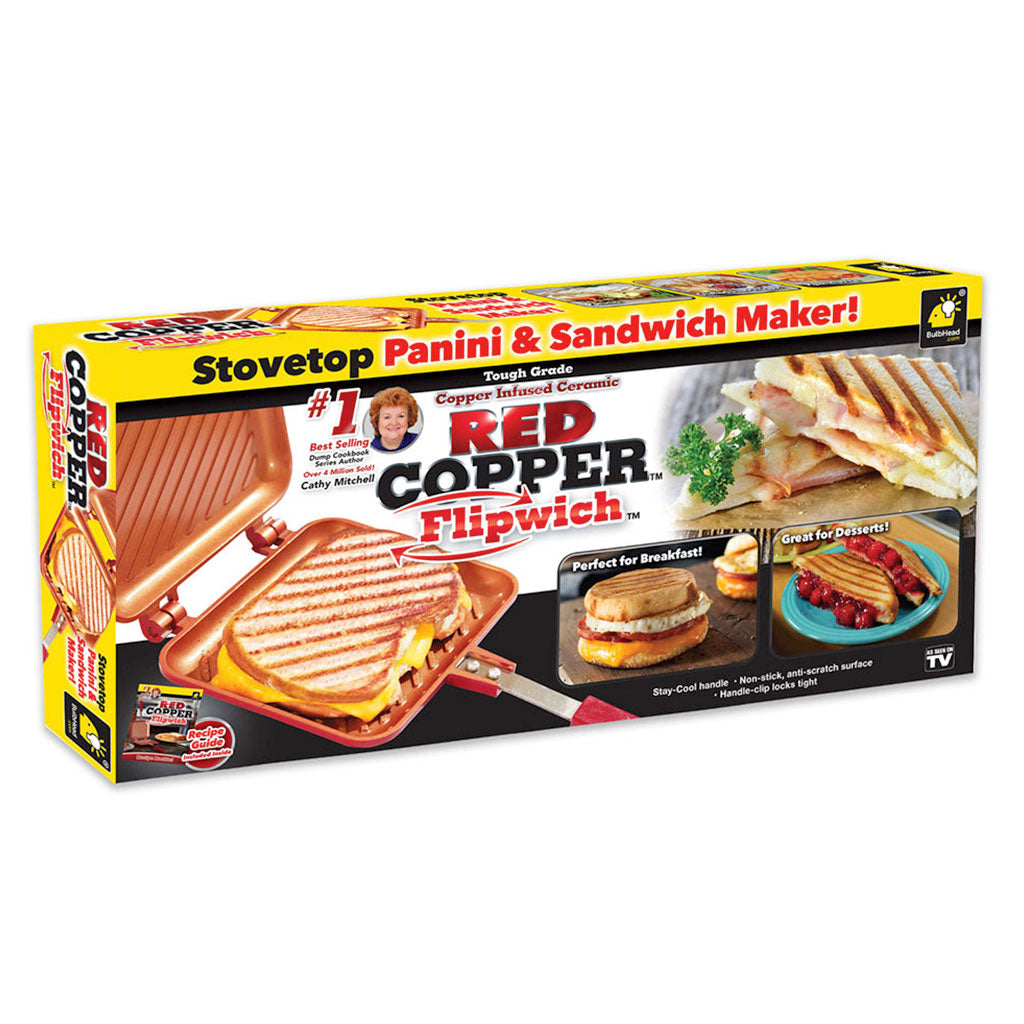 red copper flipwich sandwich maker