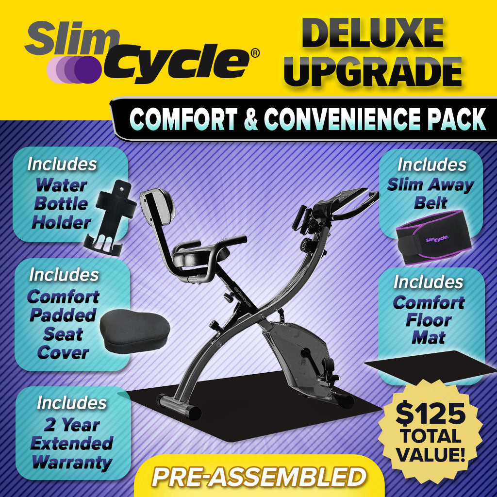 Deluxe Slim Cycle Stationary Bike 