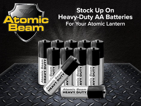 Atomic Beam Heavy Duty Aa Batteries - 12 Pack