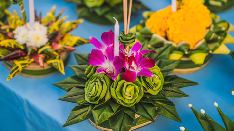 Loy Krathong:  Thailand's Festival of Lights - Crafting the krathongs