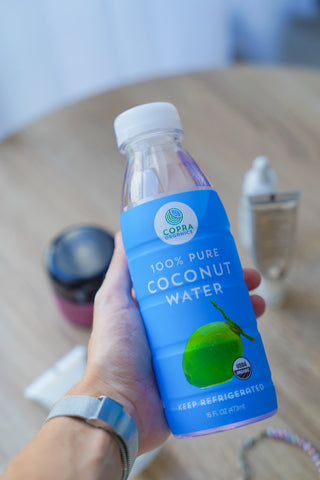 Is coconut water good for the skin? Copra's 100% Pure Organic Coconut Water
