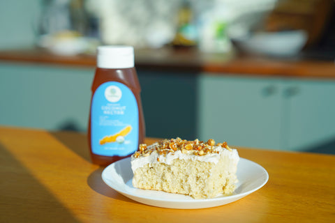 Photo of Coconut Tres Leches Cake made with Copra's Organic Coconut Nectar 