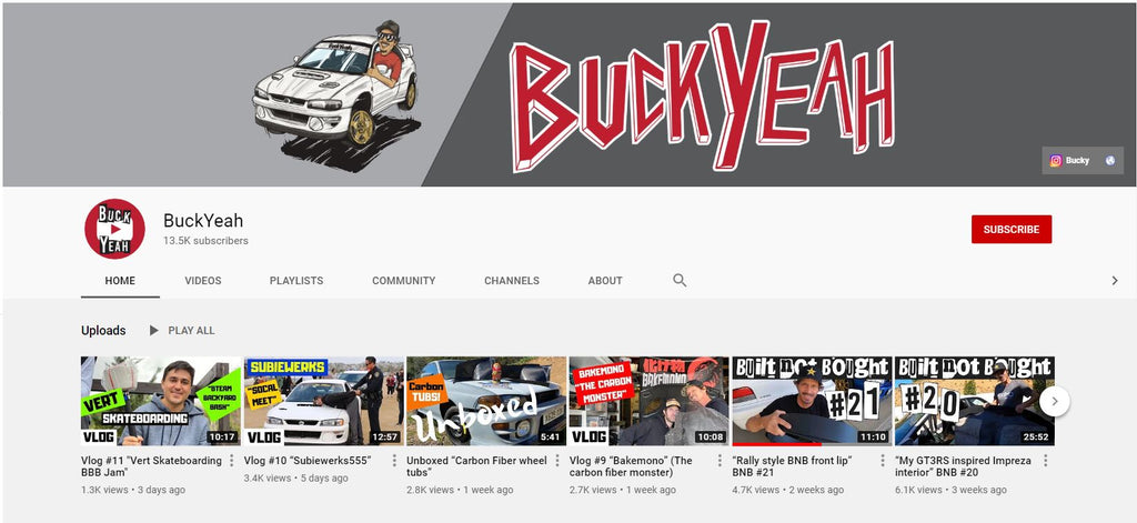 BuckYeah YouTube Channel