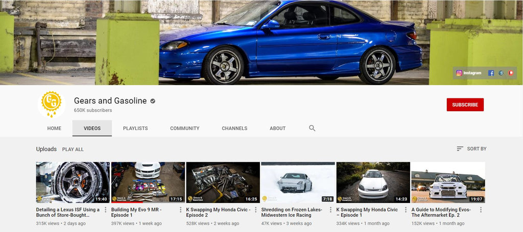 Gears & Gasoline YouTube