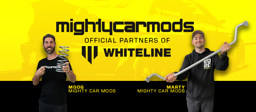 Might Car Mods Official Partners of Whiteline Suspension
