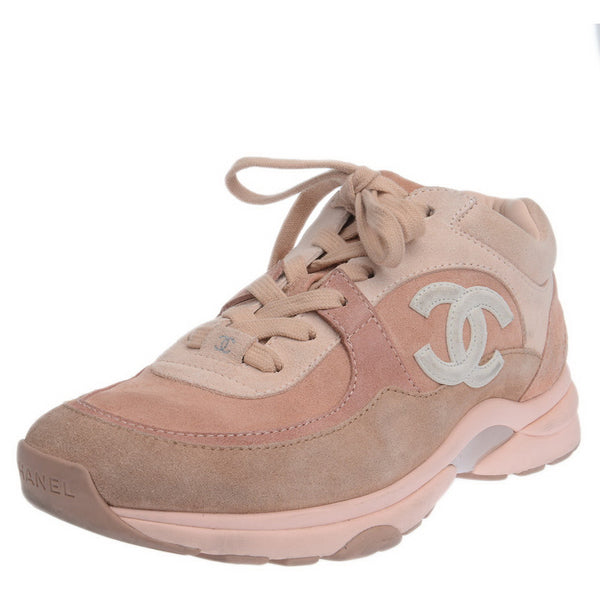 chanel sneakers nude