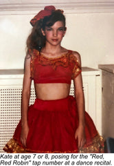 Kate, founder of Theatrik, age 7 or 8