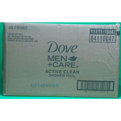 Dove Men+Care Active Clean Dual Sided Shower Tool (Case of 48 )