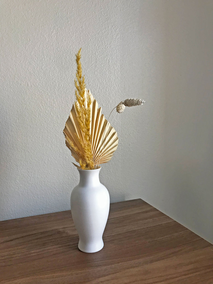 Mini Vase 9 in White