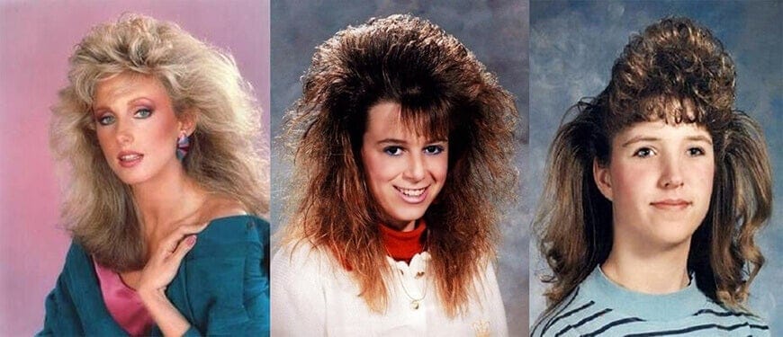 80s big hair