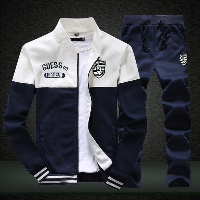 mens guess tracksuit