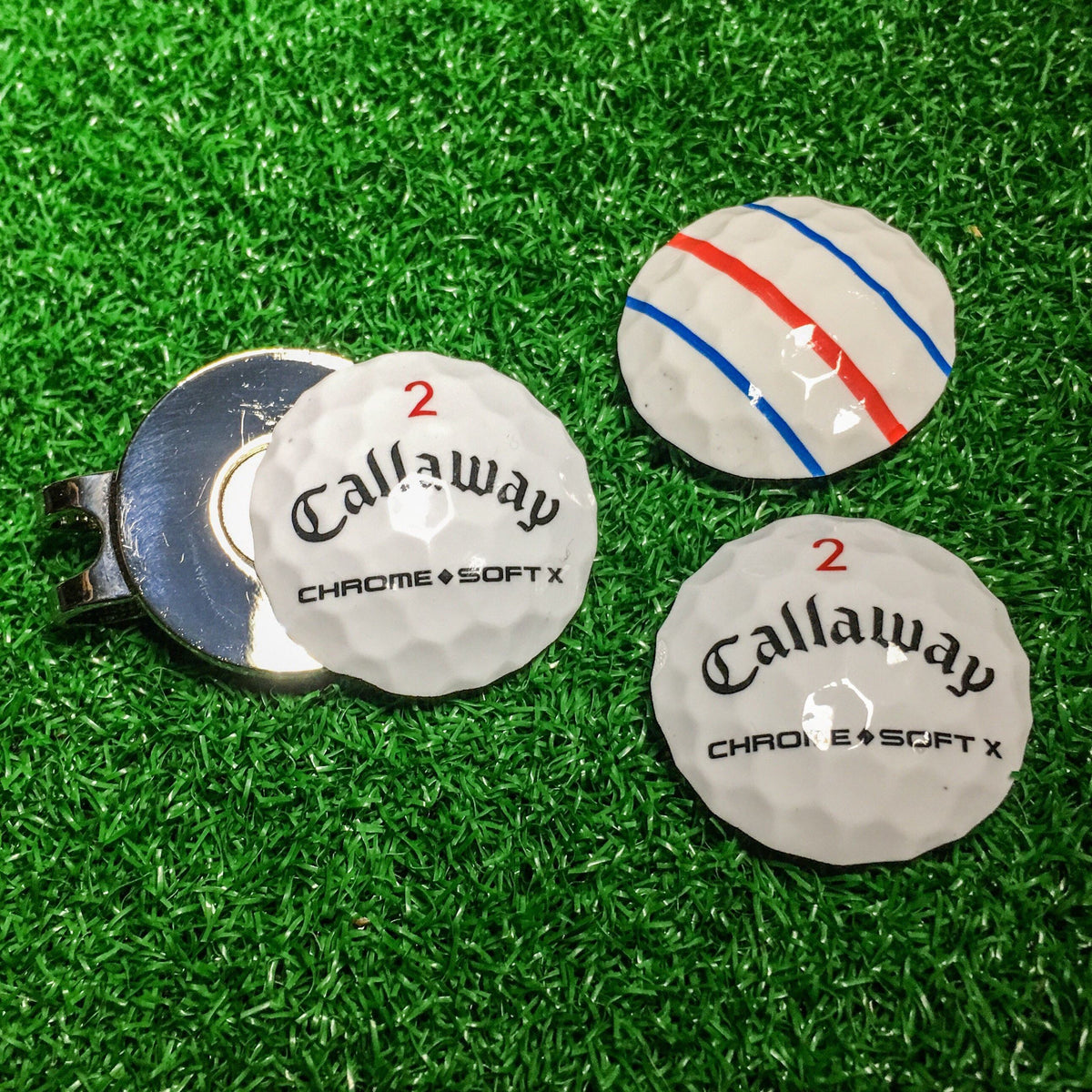 Callaway Chrome Soft X Hat Clip (Triple Track) – GolfBallGuts