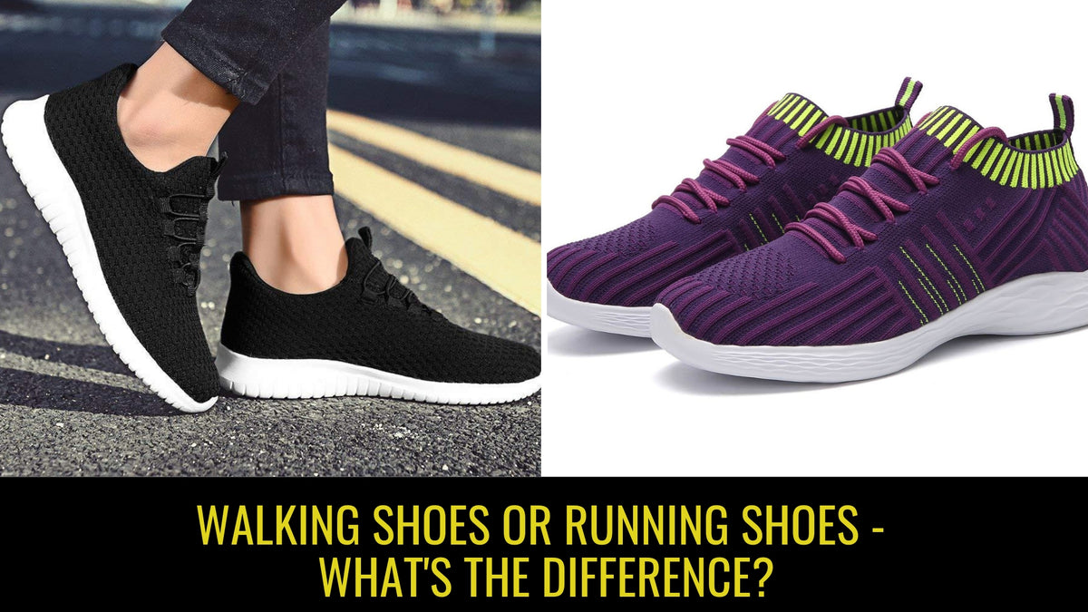 Walking Shoes or Running Shoes - What's the Difference? – Tiosebon