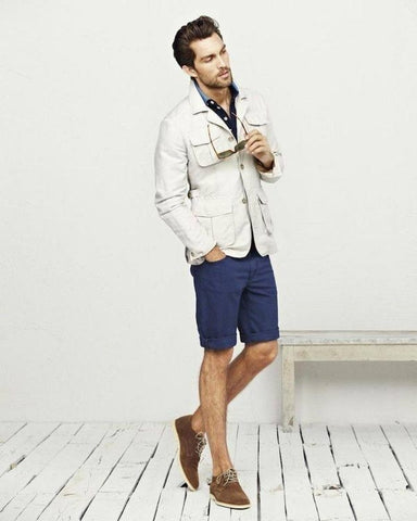 dress shoes with shorts