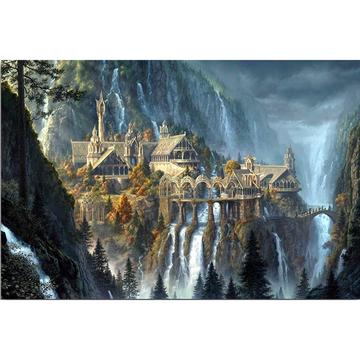 Castle Diamond Painting Lanscape China Wholesale DIY 5D Crystal