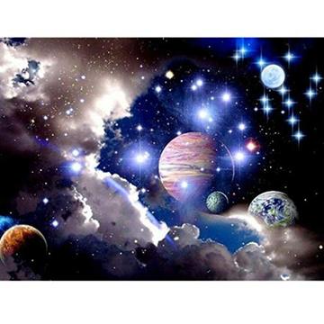 Space Planets, 5D Diamond Painting Kits, Full Square/Round Drill Rhine–  Diamond Paintings Store