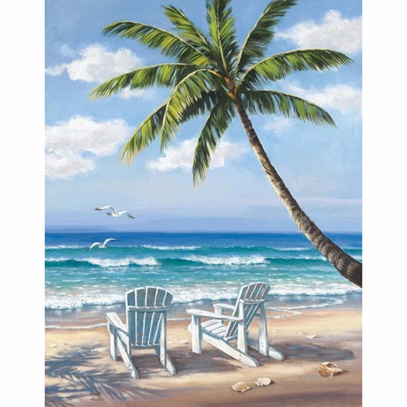 seaside scenery beach AH1583 5D Diamond Painting -  –  Five Diamond Painting