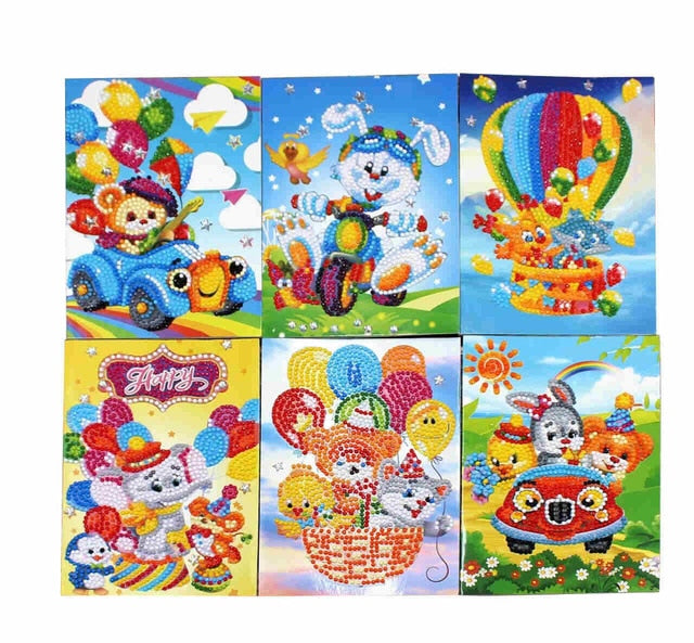 Flower Greeting Cards 6 pcs Diamond Painting Kit with Free Shipping – 5D Diamond  Paintings