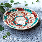 Decorative Tribal Woven Straw Bowls