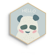 Hexagonal Framed Kids Room Prints