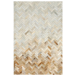 Brown & White Cowhide Rug – PURE RUGS