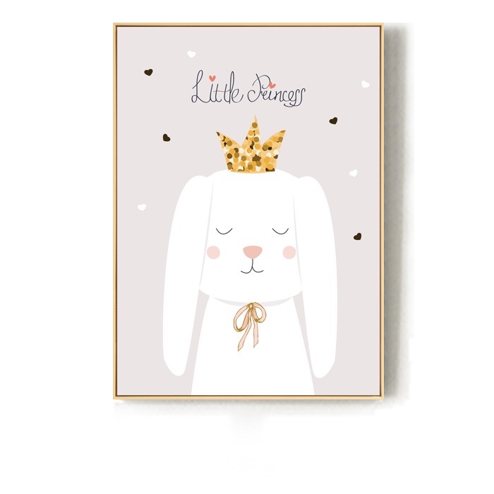 Cute Girls Room Wall Art With Frame