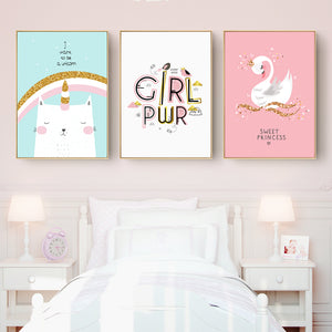 Buy Cute Girls Room Wall Art With Frame At 30 Off Staunton And Henry