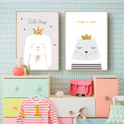 Cute Girls Room Wall Art With Frame