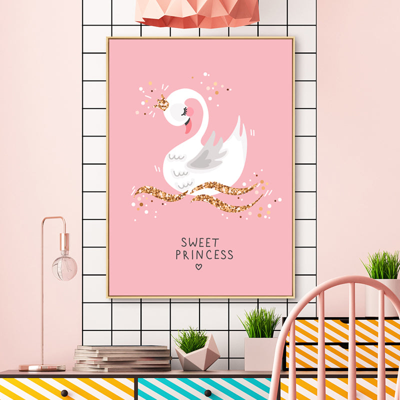 Cute Girls Room Wall Art With Frame