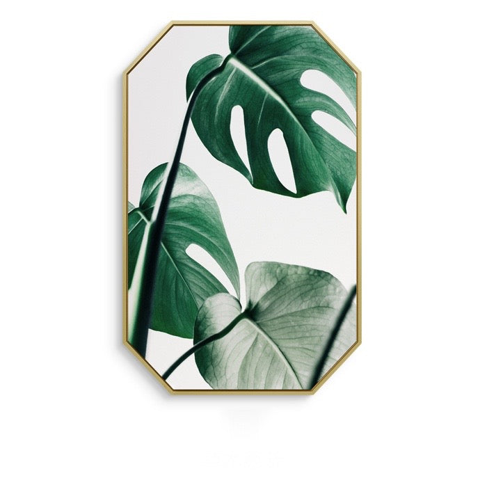 Inspirational Tropical Wall Art With Frame