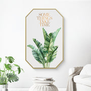 Inspirational Tropical Wall Art With Frame