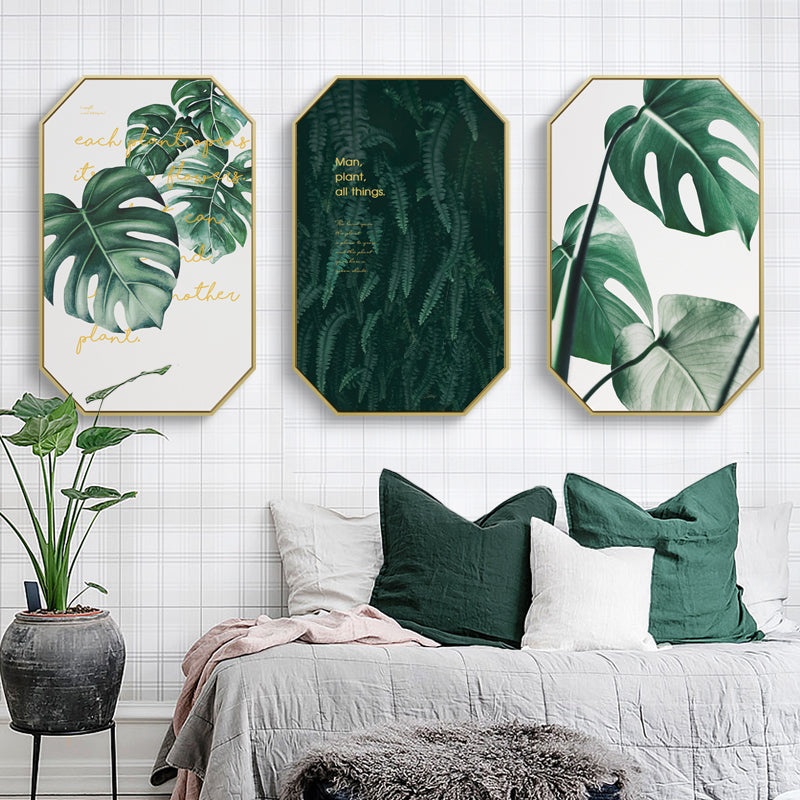 Inspirational Tropical Wall Art With Frame