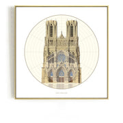 Classic Architecture Wall Art With Frame